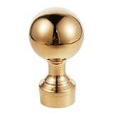 Yardenfun Flagpole Ball Top Finial Weather-resistant Metal Flag Pole Ornament for Outdoor Festivals Parades and Indoor Decoration Heavy Duty Corrosion-resistant Flagpole Top Replacement - Image 1