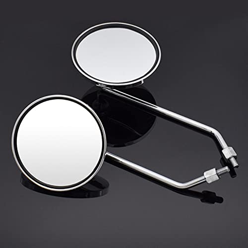 Espejo retrovisor de motocicleta redondo en negro mate para BMW F800GT F800S M8 M10