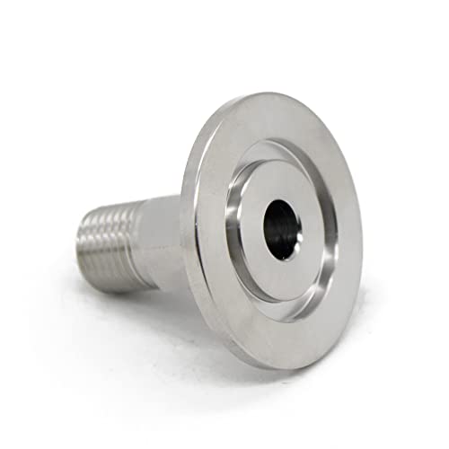 Image of SS304 KF25 NPT Male Adaptor thread 1 /4 inch NW25 KF Male coupling ISO-KF25 X NPT 1 /4 inch