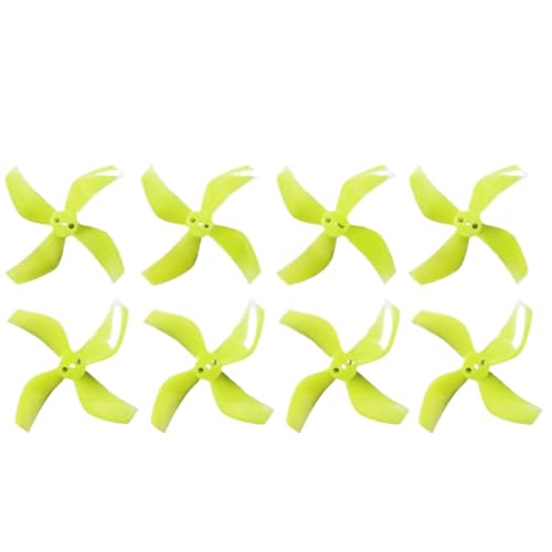 8pcs 4pairs 2inch 4-2020 2x2x4 50。 3mm D51 PC Propeller 1。 RCドローンと互換性のある5mmシャフトFPVレーシングフリースタイルTinyWhoop Beta85Xモデル(8pcs 2020 Yel