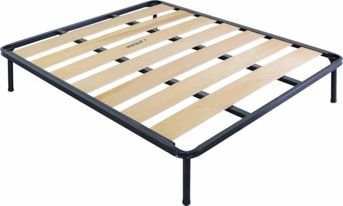 Reti D'Amora Rete Letto Singolo 80x190 con Doghe in Legno