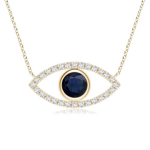 Angara Natural Blue Sapphire Pendant for...