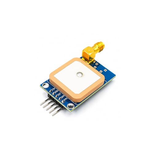 hiBCTR NEO-7M GPS Module with SMA Antenna 3.3V-5V TTL UART High-Precision GPS Tracker for Arduino STM32 C51 51 MCU Code