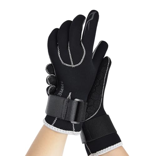 Guantes de neopreno | Guantes impermeables antideslizantes para pesca | Guantes de remo, equipo de buceo, equipo de buceo para hombres, mujeres, mar, lagos, ríos