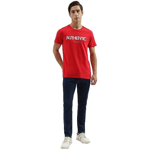 Image of UNITED COLORS OF BENETTON Men's Solid Regular Fit T-Shirt