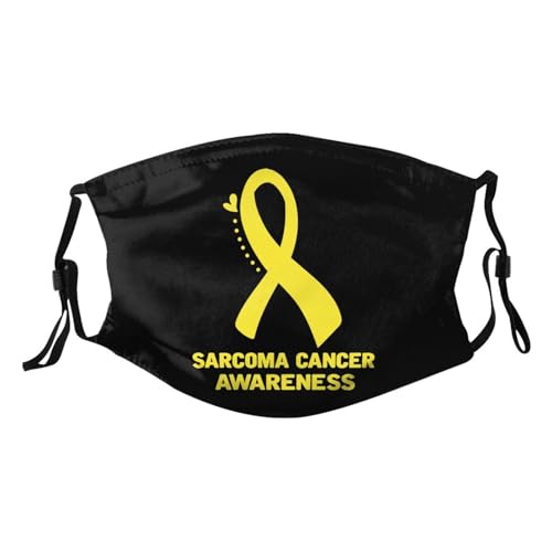 Sarcoma Cancer Awareness Adult Dust Mask Adjustable Dust Face with 2 Filter34