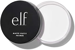 e.l.f, Matte Putty Primer, Skin Perfecting, Lightweight, Oil-free formula, Mattifies, Absorbs Excess Oil, Fills in Pores and Fine Lines, Soft, Matte Finish, All-Day Wear, 21g