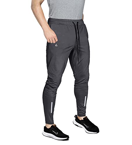 Image of AVOLT Men Slim Fit Lycra Blend Track Pants