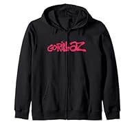 Gorillaz band merchandise design. Official Gorillaz Merchandise 8.5 oz, Classic fit, Twill-taped neck