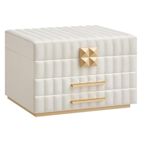 SONGMICS HOME ANAH 3-Tier Jewellery Box Cover