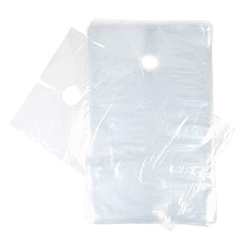 9" x 12" (9" x 15" + Hanger) LDPE Clear Door Knob Bags, 1