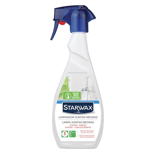STARWAX - Blanqueador para juntas y baño - Elimina marcas negras - Acción blanqueante - Con lejía - 500ml