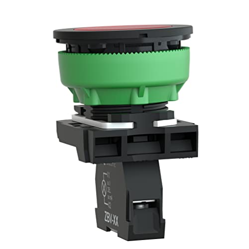 Piloto luminoso rojo 110V 120V indicador empotrable para señalización eléctrica 7