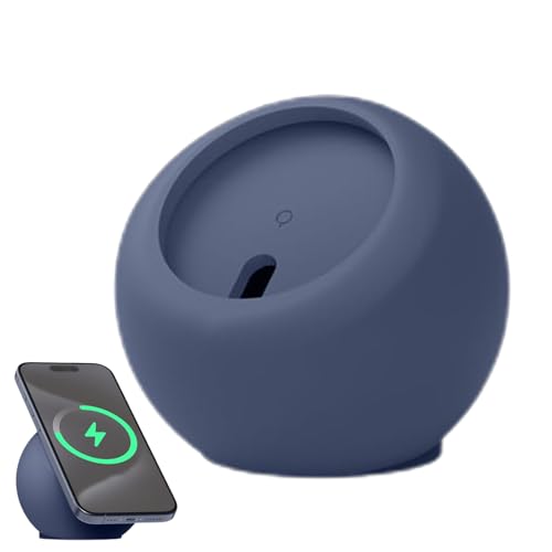 Soporte de cargador inalámbrico | Soporte de carga de silicona, soporte de cargador, base de montaje portátil, cable de carga no incluido