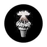 Zoom IMG-2 volcano ice cream vintage graphic