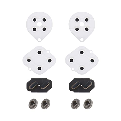 ECSiNG 2 Sets leitfähige Silikon-Tasten-Pads Controller-Taste Ersatz Reparatur Teil Tastenkontakte Kit Kompatibel mit Super SNES Controller