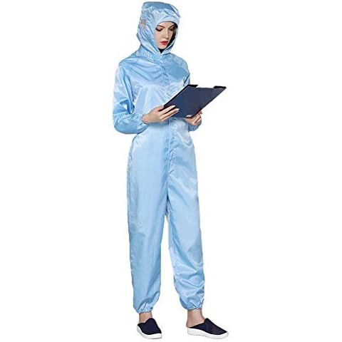 Valcatch Reusable Protective Clothing, Dust-proof And Anti-static,Elastic Cuff Overalls,Multiple Sizes,S-XXXL Cover