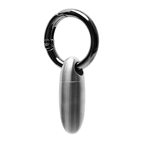 Key Chain Pill Holder, Titanium Waterproof Medicine Container, Travel-Friendly Tablet Organizer, Size Length 5.5cm Ideal for Pur
