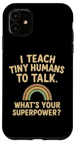 Enseño a Hablar a Pequeños Diseño de Logopeda Carcasa para iPhone 11