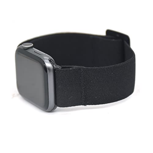 Adjustable Elastic Armband or Ankle Band for Compatible with Apple Watch Ultra 1/2 49mm Apple Watch Series 9 8 7 41mm/45mm Apple Watch Series 6 SE 5 4 40mm/44mm and Apple Watch Series 3 2 1 38mm/42mm,