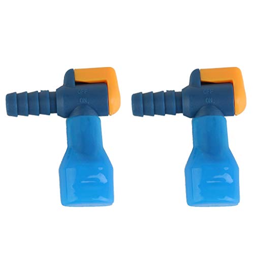 Inzopo 2 Pieces Outdoor Sports Water Bag Replacement Bite Valve Hydration Suction Nozzle