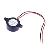 iplusmile Lot de 2 Avertisseurs Sonores Automatiques Circuit de Commande 3- V Dc 85 Utilisation Industrielle Matériau Abs Noir Buzzer Fermé
