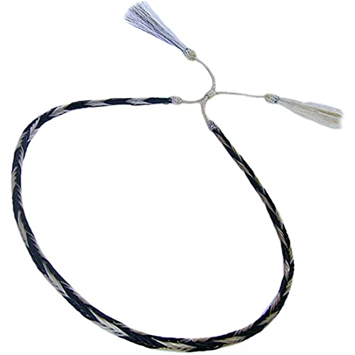 Gamboa 2 x Natural Horsehair Cowboy Hat Bands for Men and Women Western Hat Bands