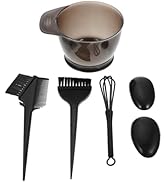 Healifty Hair Dye Coloring Kit 5Pcs - Hair Dye Bowl, Hair Dye Brush, Hair Dye Comb, Ear Cover, Mi...