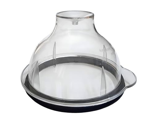 AJS spares- PREETHI Big/Wet jar lid for "MGA-513, MGA-509, MGA-514, MGA-507" | Mixer Grinder Replacement Parts (12.8 cm, Clear)