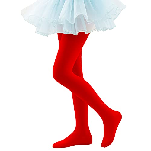 UTTPLL Tights for Girls Toddler Transition Ballet Leggings Ultra-Soft Footed Dance Stockings School Uniform Tight