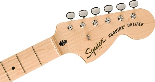 Squier Paranormal Esquire Deluxe (Metallic Black) – Guitare Électrique - Les Beatles, Paul McCartney, John Lennon, RIngo Starr, George Harrison Squier Paranormal Esquire Deluxe (Metallic Black) - Guitare Électrique – Image 6
