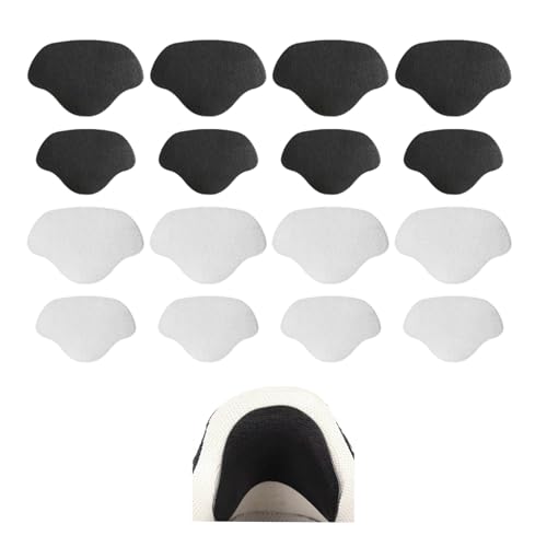 Wjelet 16 Stück Fersenschutz Für Schuhe Selbstklebend,Schuh Fersen Reparatur Pads Fersenpolster Set Gegen Blasenbildung Für Lederschuhe Sneakers Sportschuhe Alltag Und Freizeit