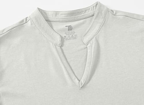 Image of BGOWATU Women's Golf Polo T-Shirts Sleeveless V Neck Collarless Tennis Shirts UV Protection Quick Dry Lightweight