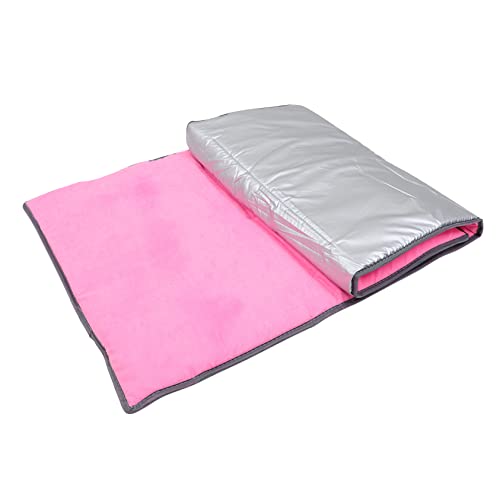 Tapis de sieste rose en coton pour maternelle et garderie Toyvian