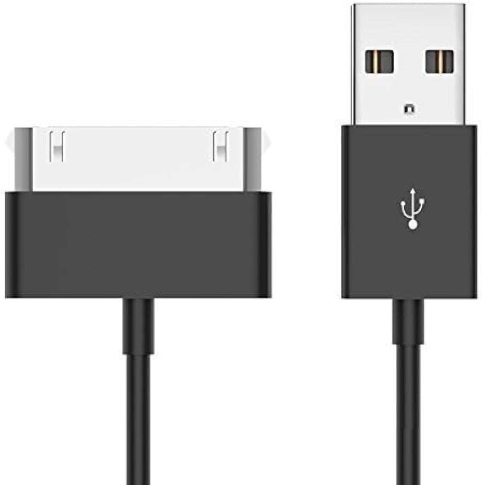 Amazon.com: 1 x Black 30-Pin USB Charging & Sync Cables – 3.3 Foot