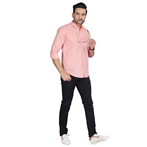 Image of Man Slim Fit Cotton Casual Shirt