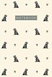  Cocker Spaniel Notebook: Cute Aesthetic Lined Journal for Black Cocker Spaniel Lovers & Owners