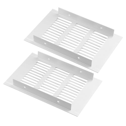 Grille de ventilation anti-humidité en aluminium blanc pour placard de cuisine