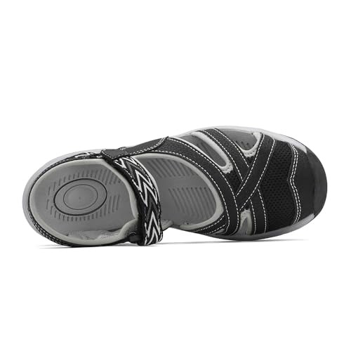 DREAM PAIRS DREAM PAIRS Women's Sport Athletic Sandals Outdoor Hiking Sandals,Size 9,Black,181103