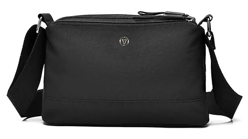 Image of WildHorn Nylon Sling Bag for Women | Lightweight Crossbody Shoulder Bag | 3 Zipper Pockets | Adjustable Strap | Travel, Office & Daily Use
