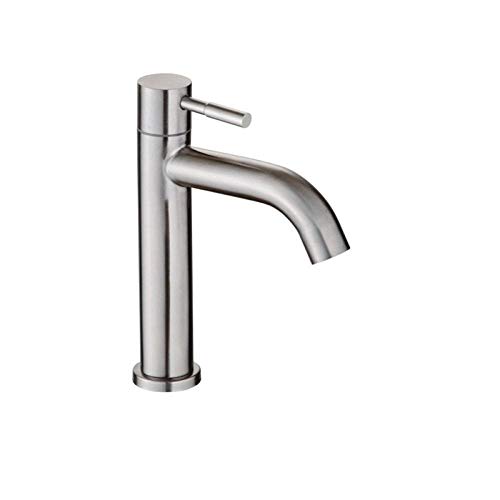 Assiavree Robinet Lavabo Un Seul Froid Lavabo Simple Eau Seul Trou Lavabo Salle De Bain Robinet Toilette Robinet Salle de Bain