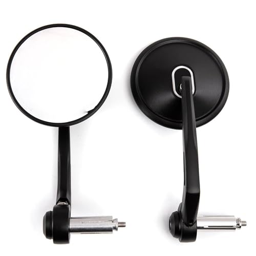 Espejo de moto de 7/8 pulgadas con cristal antirreflejo para Suzuki GSXR 750