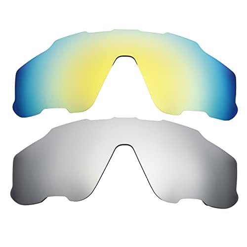 Lentes compatibles Jawbreaker oro 24K titanio repuesto gafas talla única