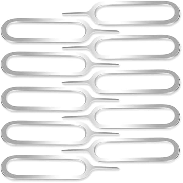 10 Sztuk Narzędzie Do Wyjmowania Tacy SIM Kompatybilne Ze Wszystkimi Smartfonami I Tabletami - iPhone'y, Android - Samsung, HTC, Pixel, Sony, Motorola - od Mobi Lock