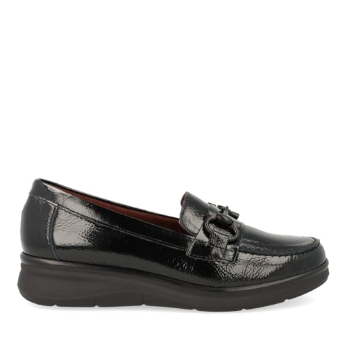 PITILLOS - Mocasines en Piel Charol 10701 para: Mujer Color: Negro Talla: 38