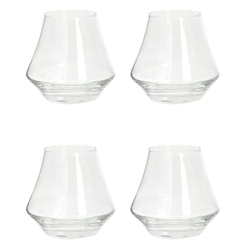 Paris Prix Secret de Gourmet - Lot de 4 Verres à Whisky Arome 29cl Transparent