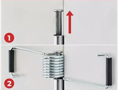 Universal Butterfly Spring Door Closer，Steel self-Closing Butterfly Spring Door Closer，Fits on Most Door Butt Hinge Pins, 6 Pack