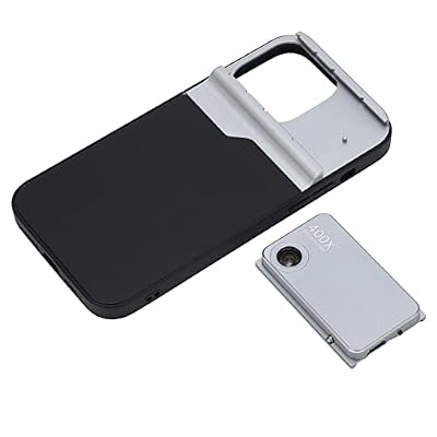 400X Phone Microscope, 400X Microscope with LED Light and Universal Phone Clip for iOS 14 Pro, Focus Quickly, Microworld for Kids and Adults