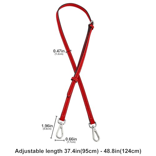 Image of Jiesinlov Leather Bag Shoulder Strap Replacement Crossbody Adjustable Conversion Kit Fit for Mini Pouch
