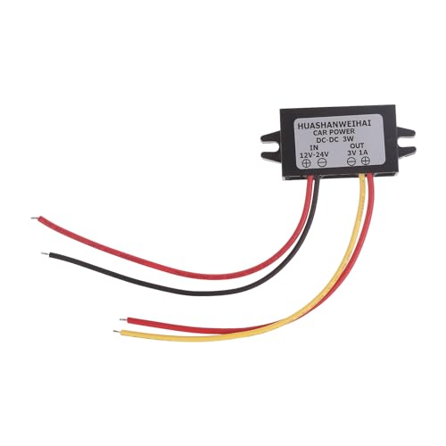 kobeIeen DC12-24V to 3V1A Step-Down Power Supply Module Efficient Power Adapter Convert from 12V-24V to 3V for Toy Radio
